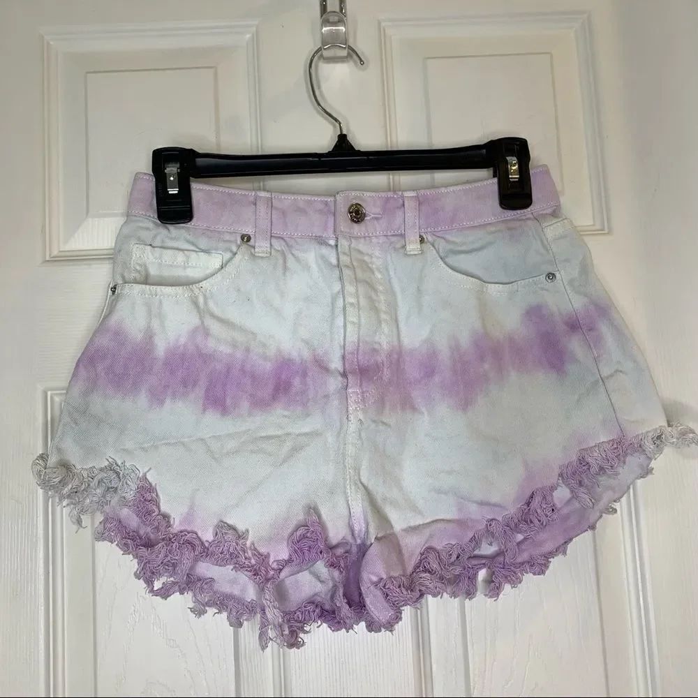 Wild Fable Women's Tie Dye High Rise Denim Jean Shorts Size 2